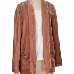 NWT Xirena Velvet Open Front Jacket small dusty rose $364